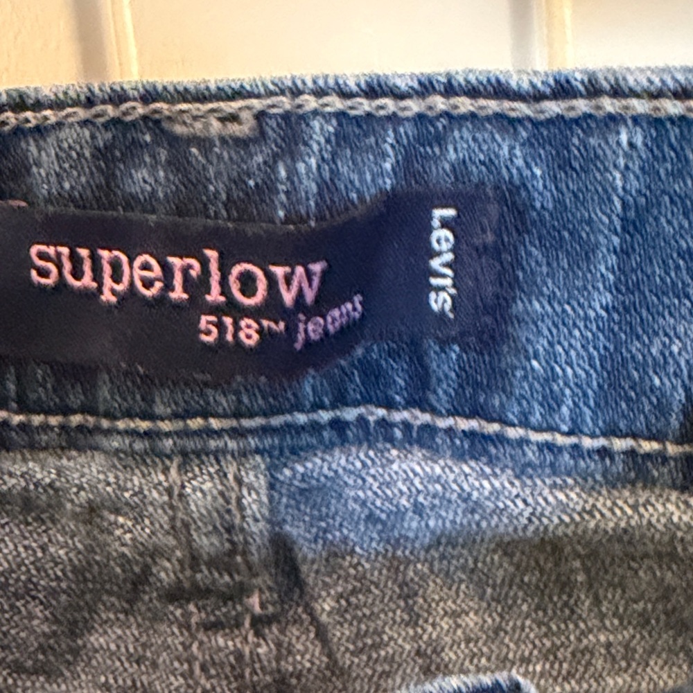 Levi's Dark Blue Flare Jeans - Picture 4 of 5